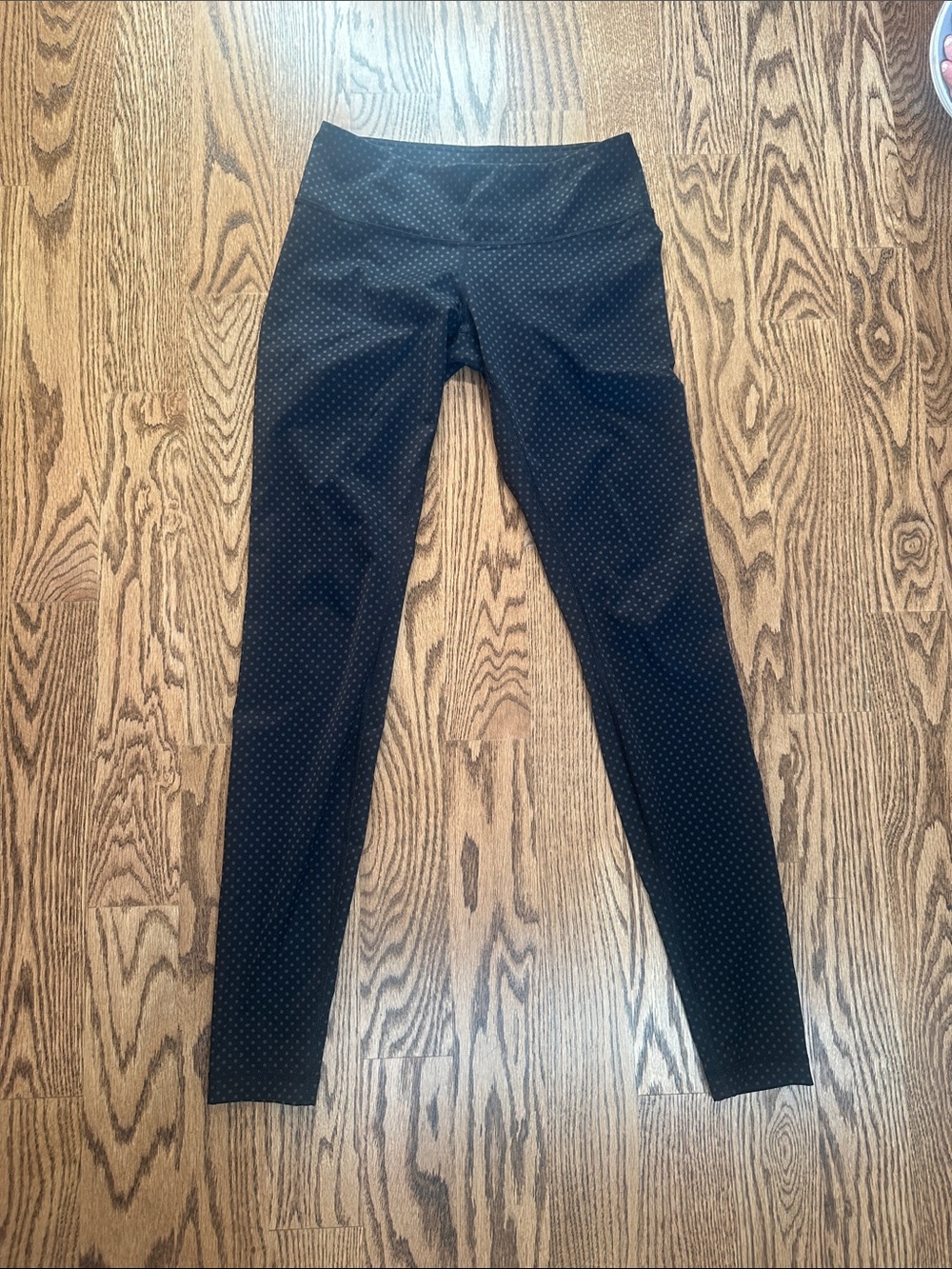 lululemon athletica Black Polka Dot Leggings